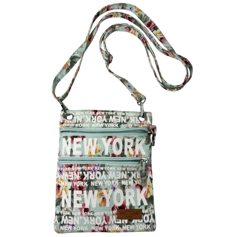 Robin Ruth New York Floral Crossbody Bag Small Travel Purse Shoulder Bag